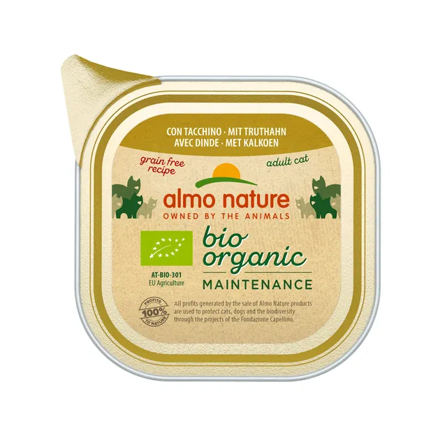 Almo Nature BioOrganic Maintenance Nassfutter Truthahn 19x85 g