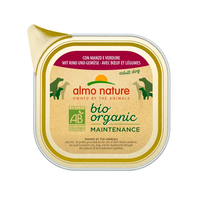 Almo Nature Bio Organic Rind & Gemüse Hundefutter 3,2 kg Bio